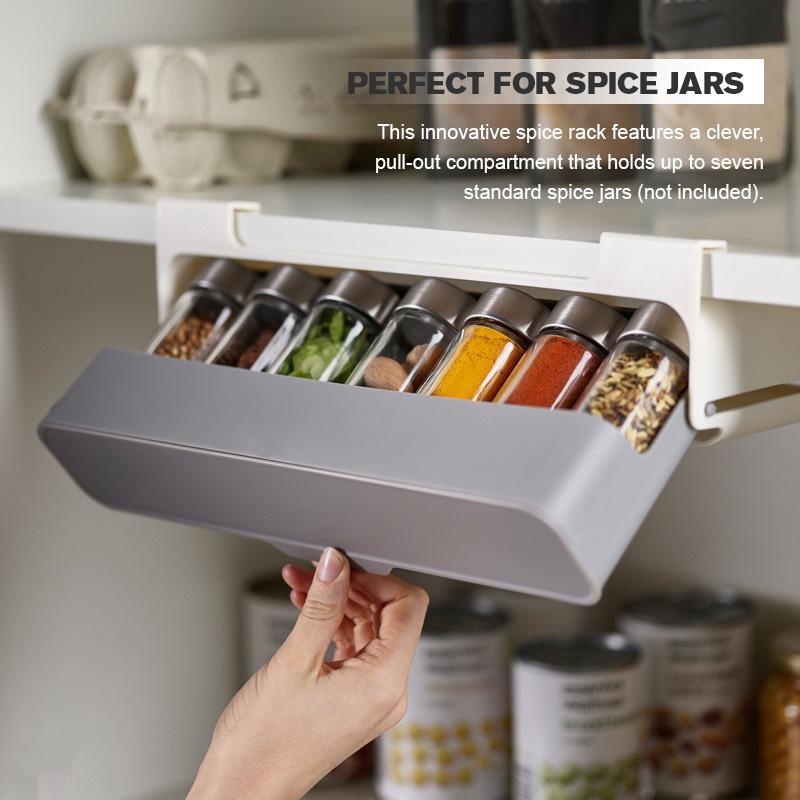 Wall-Mounted Spice Organizer