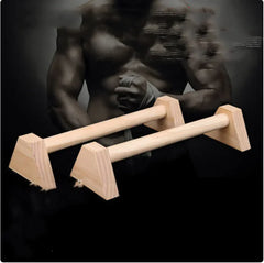 Push Up Wooden Fitness Stand